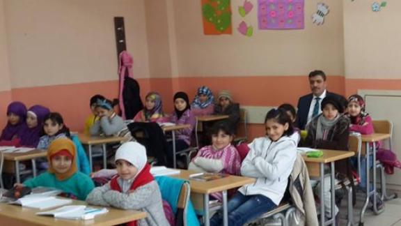 İlçe Milli Eğitim Müdürümüz Yaşar ÇAĞLAR Suriyeli Ögrencilerimiz İçin Açılan Okulumuzu ve Yıldırım Beyazıt İlkokulunu Ziyaret Etti.