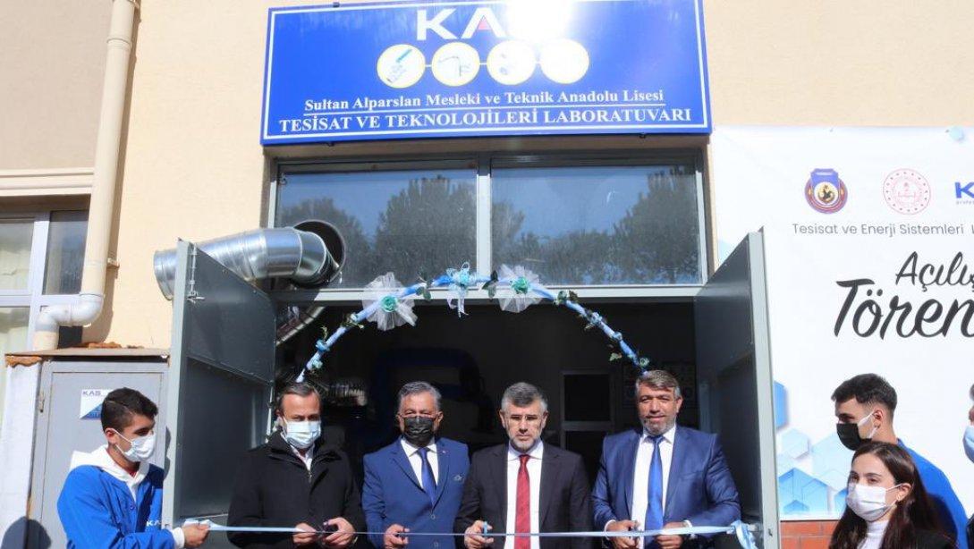 Sultan Alparslan MTAL Tesisat ve Enerji Sistemleri Laboratuvarı Açılışı