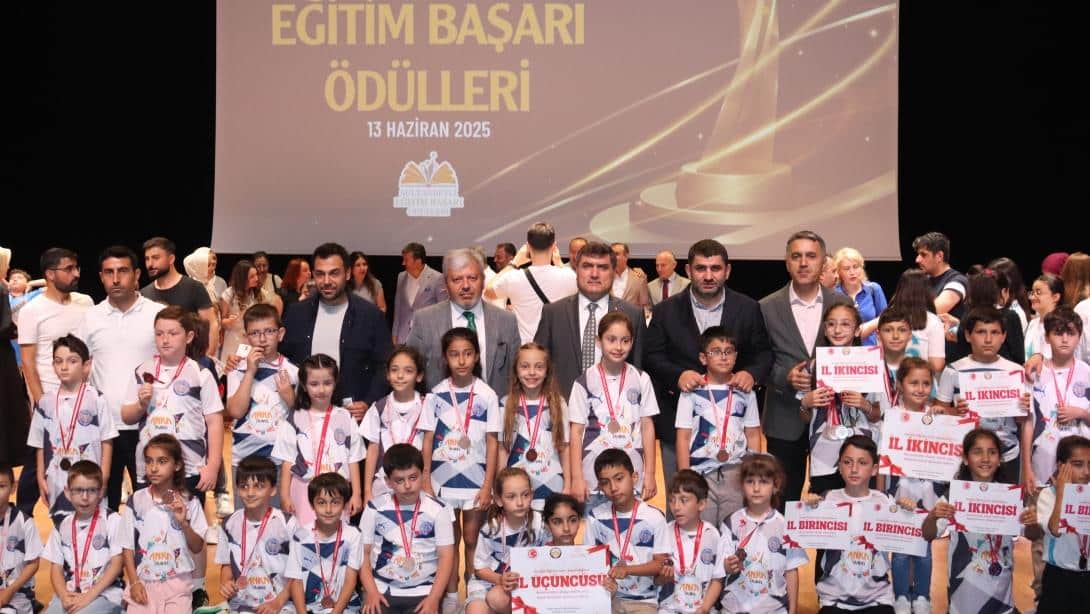 Eğitim Başarı Ödülleri Projesi İl ve Bölge Düzeyi Dereceleri Ödül Töreni Gerçekleştirildi