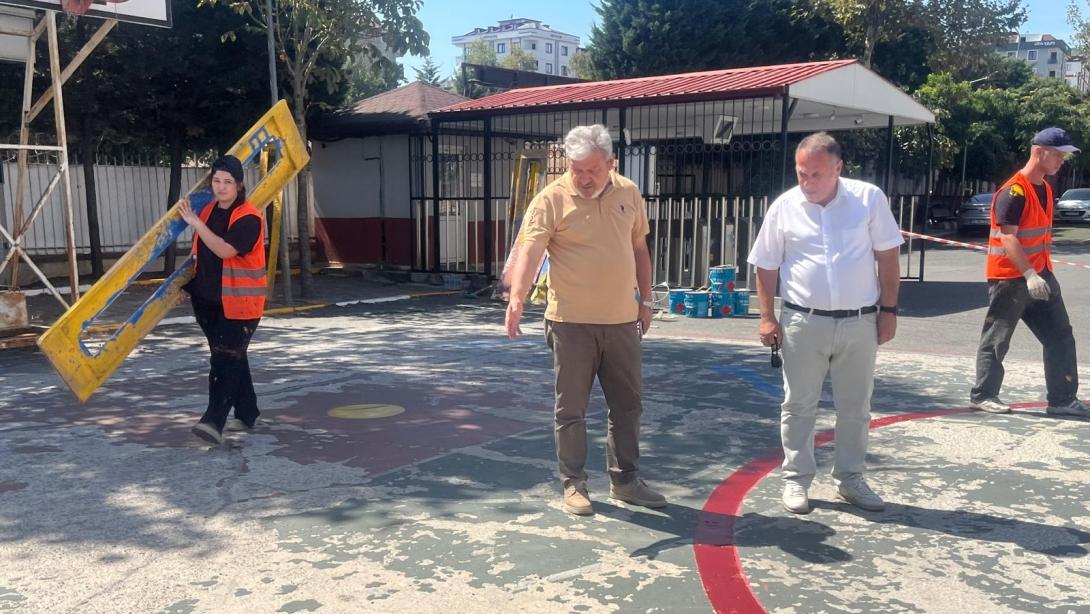 Direksiyon Sınav Güzergâhında Yenileme Çalışmaları Yerinde İncelendi
